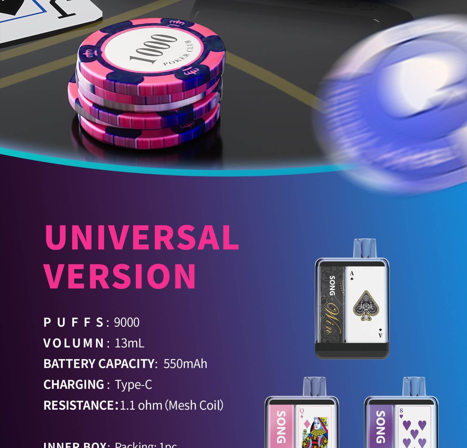 poker series y193c product description 03